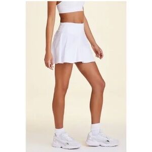 ALALA | Rally Skort Tennis Skirt - White MED